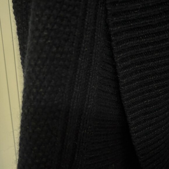 Zadig & Voltaire Navy Mystic AZ Cardigan with Red Stripe XS/S Oversized - Picture 3 of 11